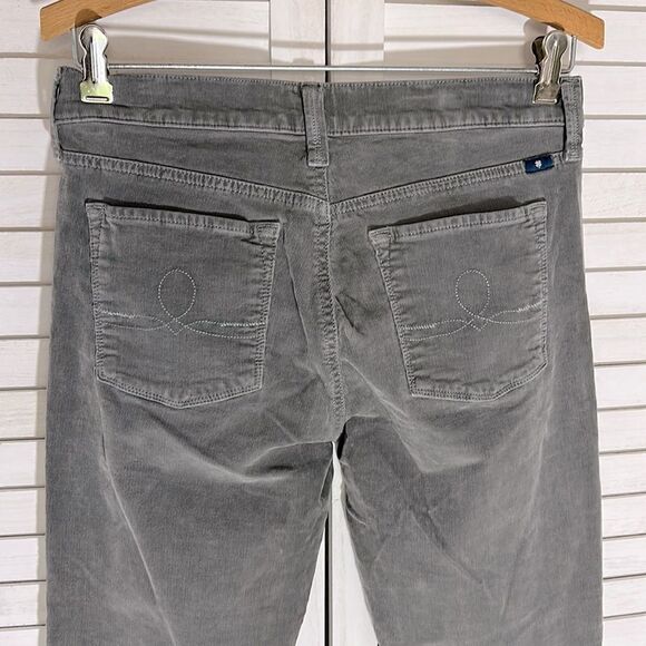 Lucky Brand Pants Size 8 Corduroy Gray Sofia Skinny Stretch 8/29 - Picture 6 of 11